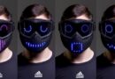 Μάσκα που δείχνει συναισθήματα με φώτα LED