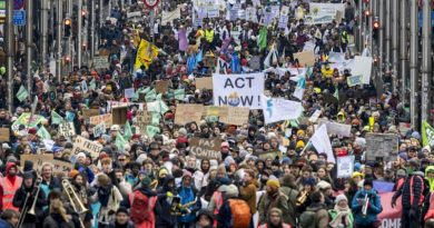 20.000 άνθρωποι στην πορεία για το κλίμα στις Βρυξέλλες